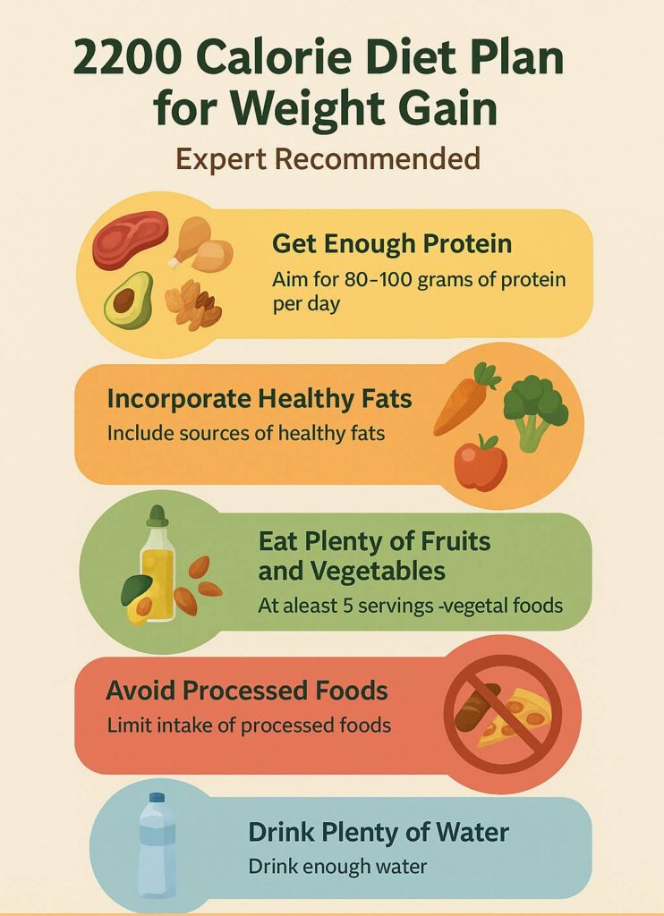 2200 calorie diet plan