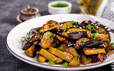 Roasted Eggplant Salad