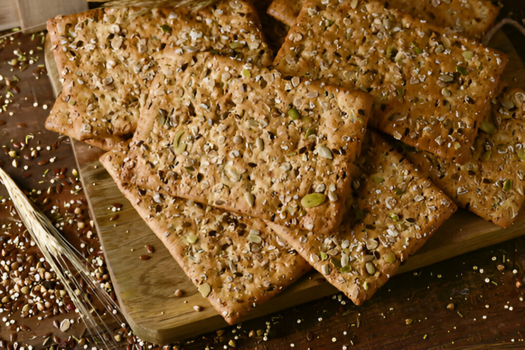 Gluten free and Vegan Seed Crackers