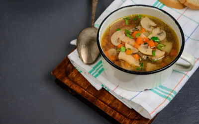 Thai Tofu and Mushroom Soup