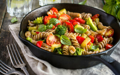 Lentil Pasta Spirals With Paprika Tofu: Healthy Vegan Recipe