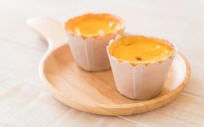 Persimmon and Cheese Cream Cups