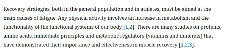 Estudo sobre recuperação muscular