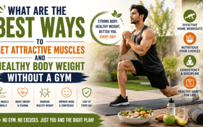 Best Ways to Get Attractive Muscles and Healthy Body Weight Without A Gym