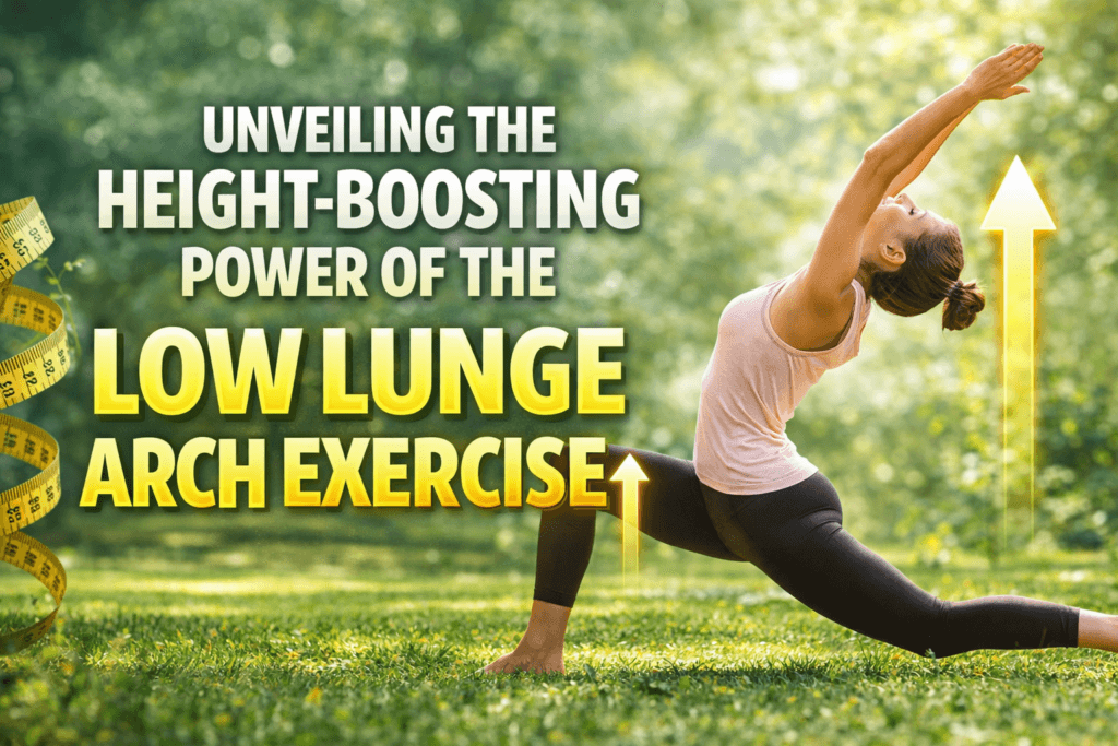 Unveiling the Height-Boosting Power of the Low Lunge Arch Exercise Low Lunge Arch Exercise