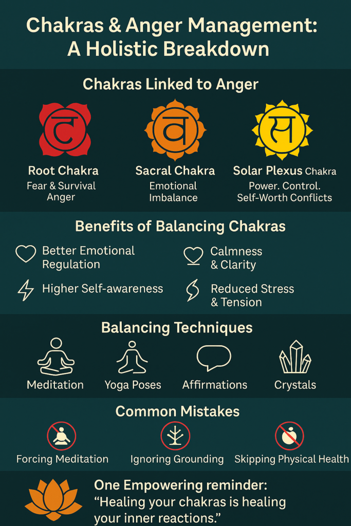 How Chakras Awareness Helped Me Break My Anger Patterns: A Mind–Body Approach 2 Chakras for anger