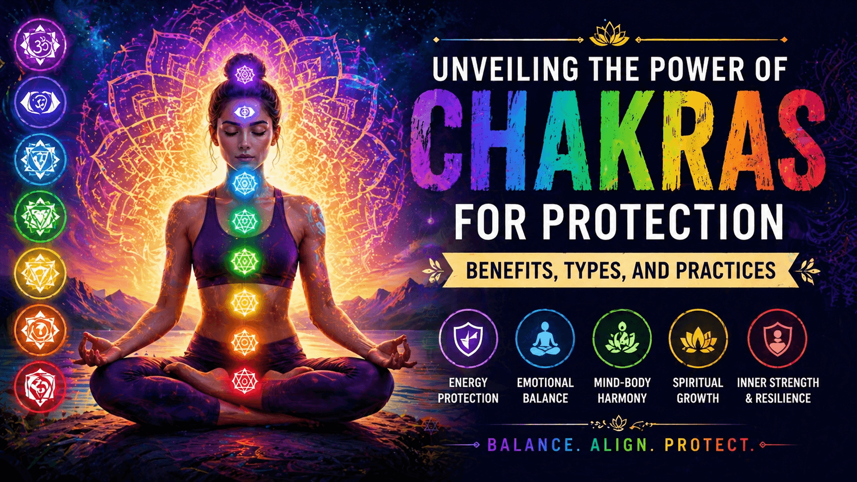 Poder dos chakras para proteção