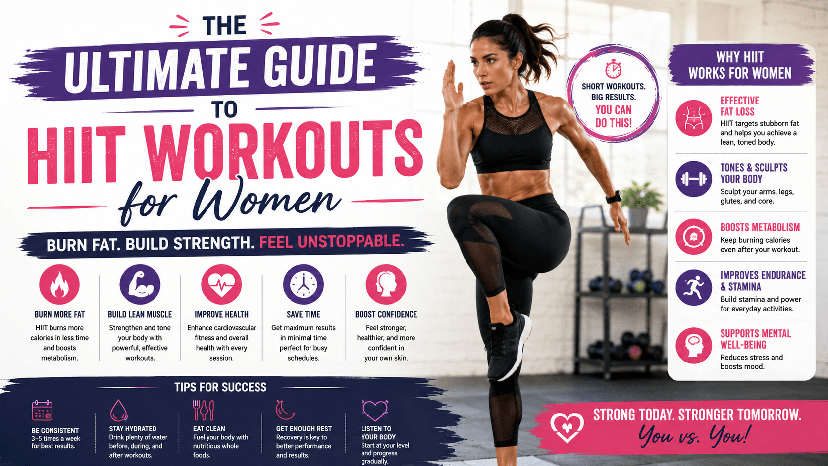 Treinos HIIT para mulheres