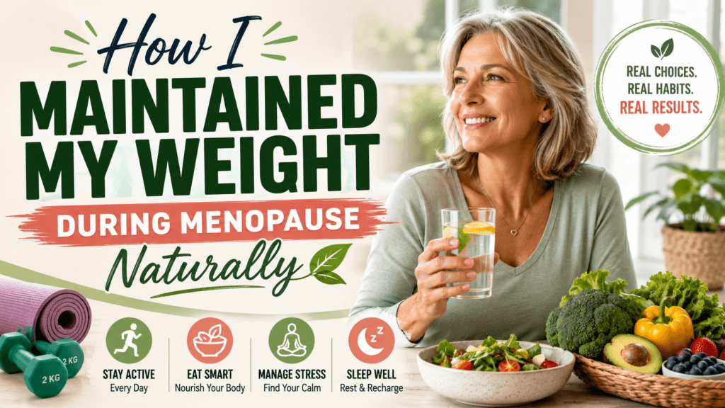 How I Maintained My Weight During Menopause Naturally How I Maintained My Weight During Menopause Naturally