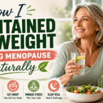 Como mantive meu peso durante a menopausa naturalmente
