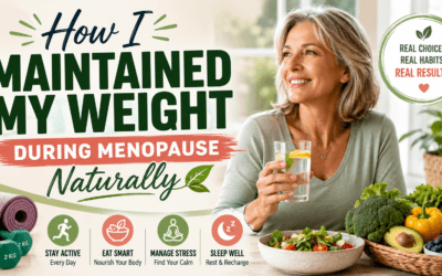 Como mantive meu peso durante a menopausa naturalmente