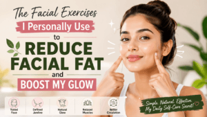 Os exercícios faciais que eu pessoalmente uso para reduzir a gordura facial e aumentar o meu brilho