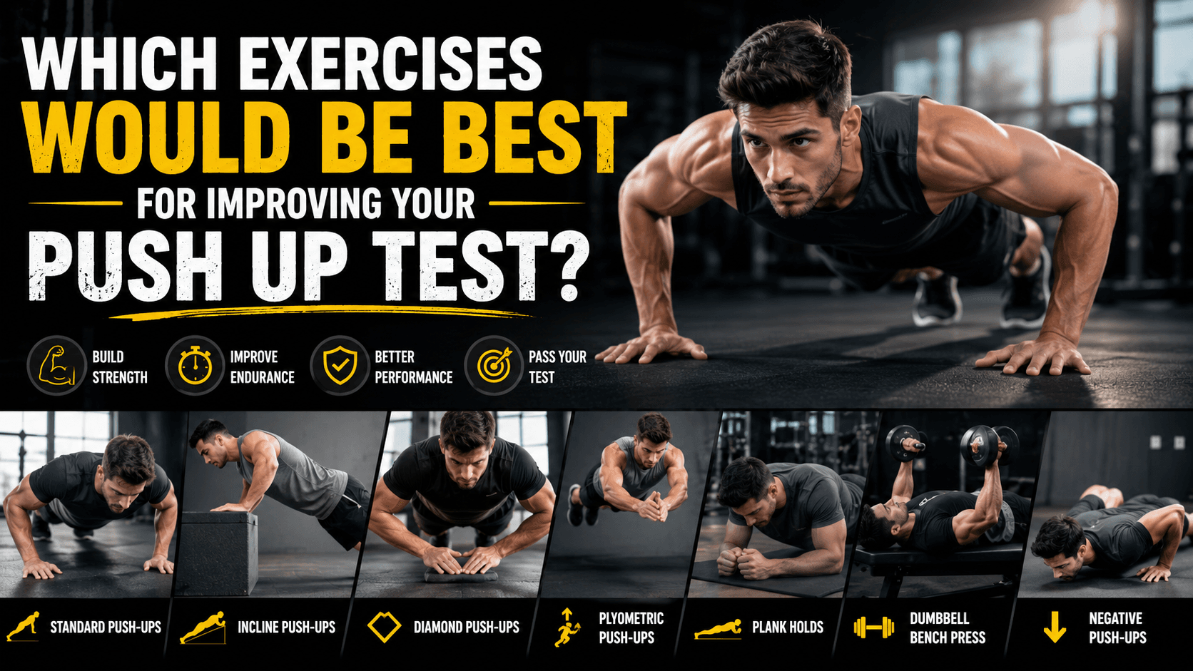 Which Exercises Would Be Best For Improving Your Push Up Test