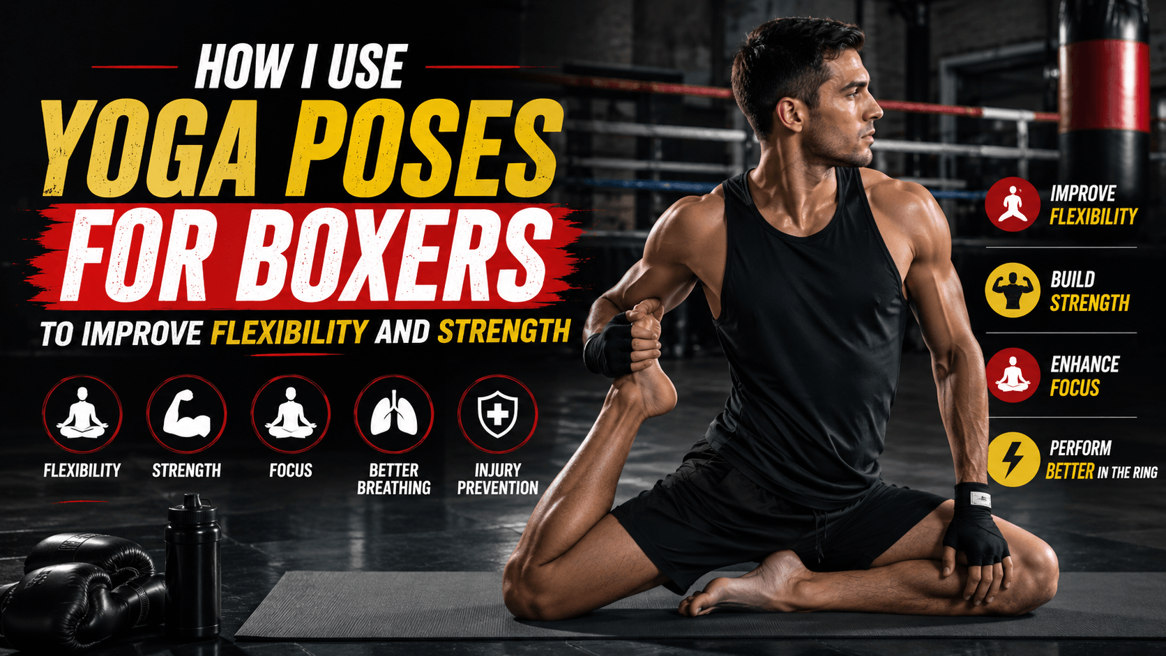 Pose yoga untuk petinju